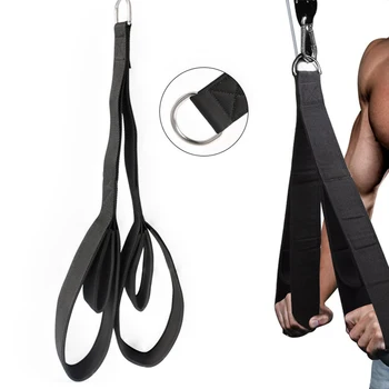 Дълъг ремък за трицепс, противоскользящий въже за тренировка на мускулите, въже за трицепс, многоцелеви въже за трицепс, аксесоари за фитнес, фитнес