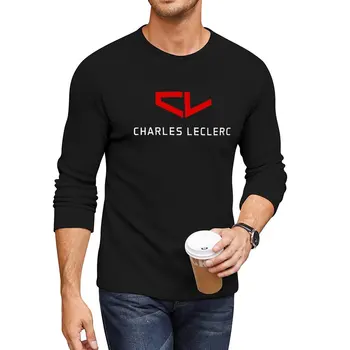Нова дълга тениска F1 -Charles Leclerc CL, графични тениски, тениски по поръчка, тениски за мъже