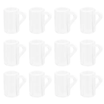 12 бр. Малки бирени чаши за домашен интериор, очарователни мини-чаши, реквизит за снимки в дома на смола, тенис на миниатюрни