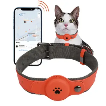 Водоустойчив нашийник за проследяване на кучета с GPS тракера за IOS, дълъг живот на батерията, защита от загуба на домашни любимци в реално време, е подходящ за малки, средни и големи кучета